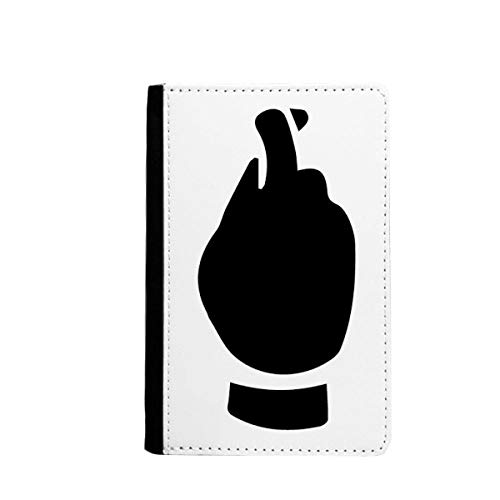Étui passeport noir portefeuille voyage fin protège vos documents de l'usure