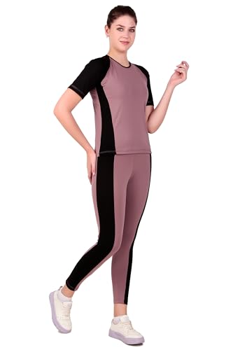 Image of Benzos Women's Body Fitted Gym Running Sports Track Suit | Regular Casual Fit | Track Suit for Girls & Women | Fabric - Polyester Blend