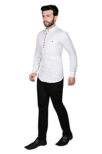 Tathastu Mens Cotton Kurta Tunic Shirt2