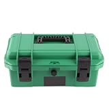 Klanata Cassetta degli attrezzi portatile 14 x 7 x 6 pollici per veicoli utilitari e trattori ATV UTV, custodia in materiale PP resistente all'acqua con vassoi interni rimovibili per