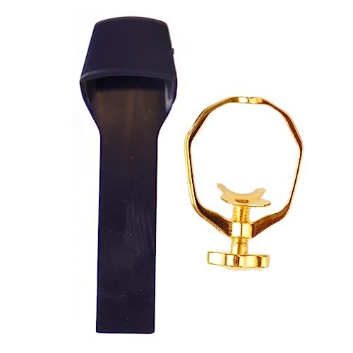 Ligature de saxophone alto avec couvre-bec en ABS clip en métal pièces de rechange