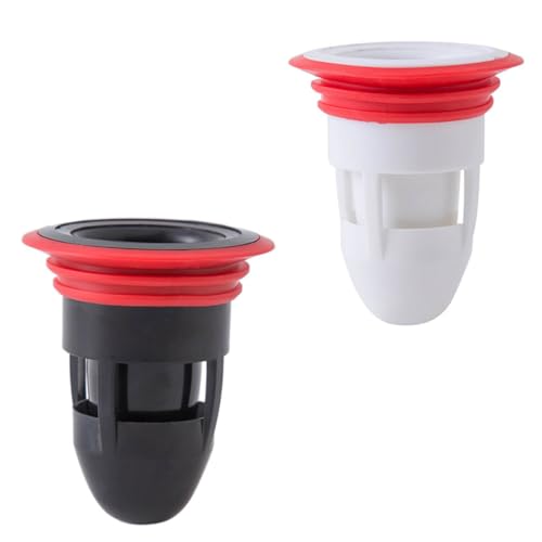 POPETPOP Filtre Évier en Silicone Lot 2, Noyau de Drainage Cuisine et Salle de Bain, Protection Anti-Refoulement et Anti-Insectes, Installation Rapide pour Usage Domestique