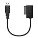 1pcs 35cm USB Adapter PC 6P+7P CD DVD ROM SATA to USB 2.0 Converter Slimline Sata 13 Pin Adapter Drive Cable Suitable for PC Laptop Notebook