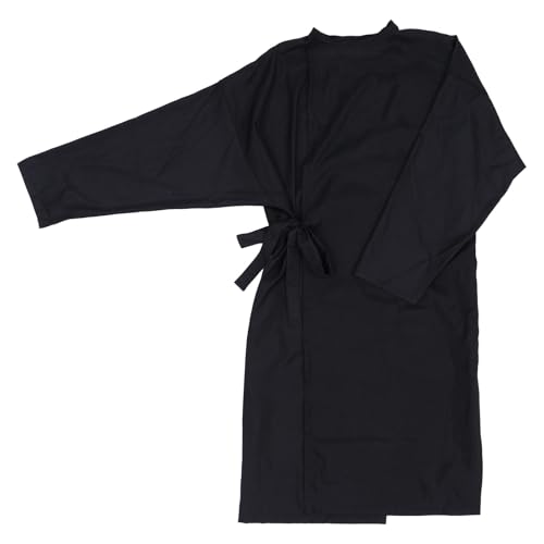 Peignoir de salon de coiffure style kimono imperméable en nylon 112x67cm