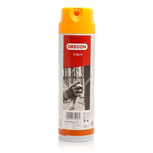 Oregon Spray De Pintura Forestal Naranja Fluorescente, 500ml, Marcador Temporal, Hasta 2 Años, Secado Rápido (519413)