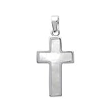 Plata 925 Colgante Cruz de plata 925 y Nácar – Neuf