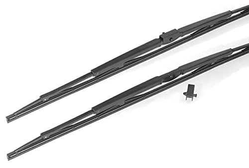 32" Heavy Duty Windshield Wiper Blade Pair With Wide Saddle Mount For Motorhome, Recreational Vehicle Rv And Bus With 2 Rubber Refills (Set Of 2 Wipers And 2 Refills) Rw32Sm-2R #TOP6