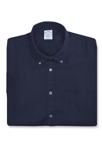 Polo manches courtes homme lin léger Regent Fit Brooks Brothers chic