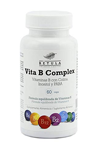 Betula - Vita B Complex. Vitaminas B con Colina, Inositol y PABA. 60 VegCaps