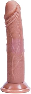 14,5cm realistischer süßer Dildo:Natürliches Silikonmaterial,kleiner Analdildo, Saugnapf für freihändiges Spielen,dünner S...