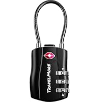 Mini Cadenas à Code 3 Chiffres Pour Bagage – Valise, Sac à Dos, Câble De Sécurité