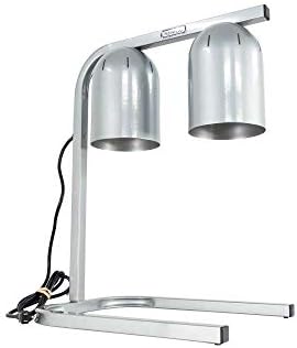 Nemco 6000A-2 Two Bulb Freestanding Heat Lamp - 120V