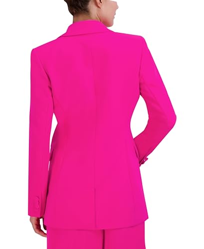 BCBGMAXAZRIA Women's V Neck Fitted Blazer2