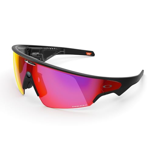 Oakley | Meta Vanguard with Meta AI, Audio, Photo, Video Compatibility – Black, Prizm™ Road
