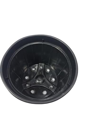 N5 Kit 10 vaso e 10 prato de plastico para plantas naturais pote14