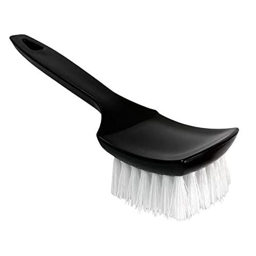 Brosse de Nettoyage de Jante de Pneu,Brosse à pneus Brosse de Lavage de Voiture - Brosse de Lavage de Voiture à détail Automatique, poignée Ergonomique avec tête incurvée pour pneus et Roues,