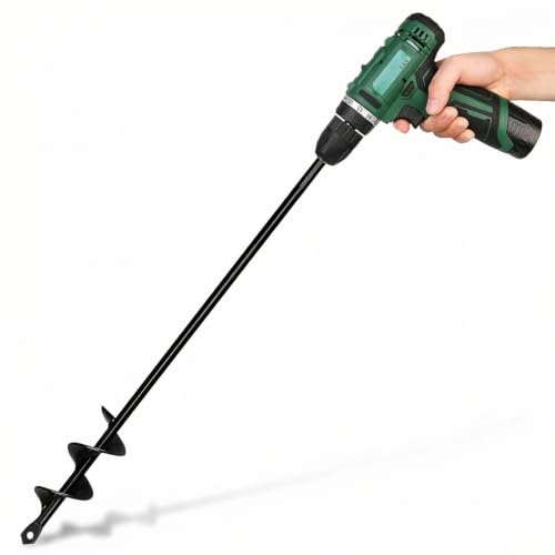 LOOTOOLS 2 x 14.5 Inch Garden Auger Drill Bit