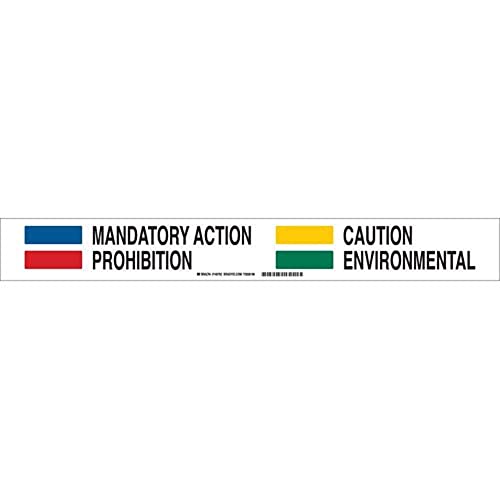 Panneau de sécurité aluminium Brady 140787 signalétique industrielle Caution Prohibition
