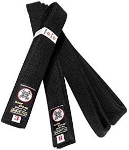 Ronin Deluxe Cotton Black Belt for Karate, Judo, Tae Kwon Do, Aikido, Jujitsu Martial Arts (5)