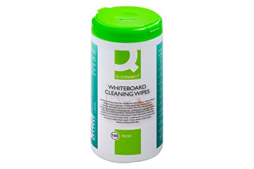 Q-Connect Whiteboard Cleaning Wipes (Pack of 100) Unscented