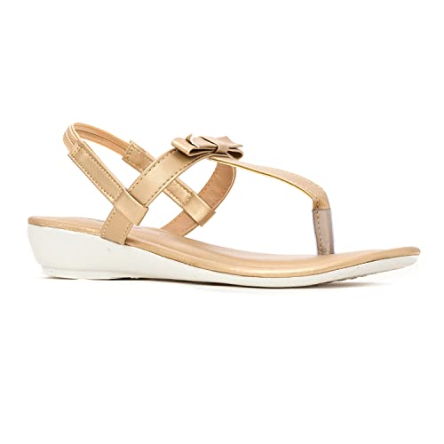 Image of Khadim's Adrianna Flat Platform Slingback Sandal for Girls (4.5-12 yrs)