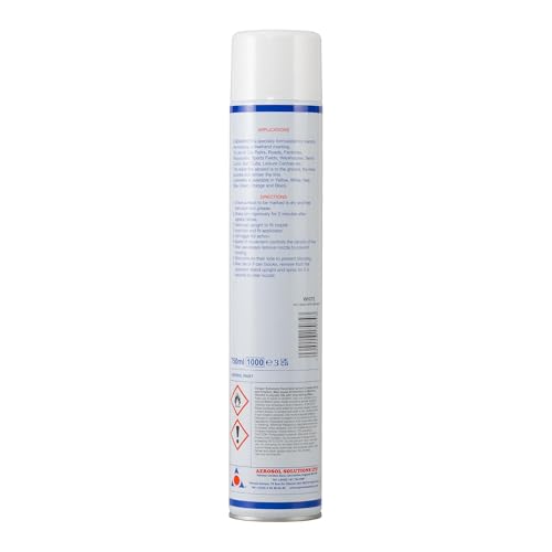 Image of Aerosol Solutions AERLMPW Line Marking Paint, White, 750 ml