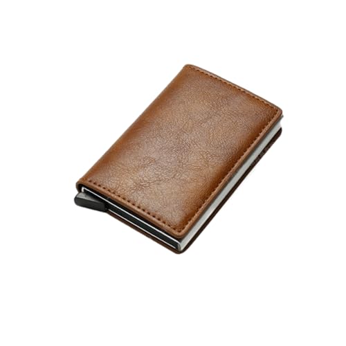 Simpl Wallet, Simplofficia Simpl Toggl Wallet, Men's Multi-Card Wallet, Rfid Blocking Credit Card Holder (Brown)