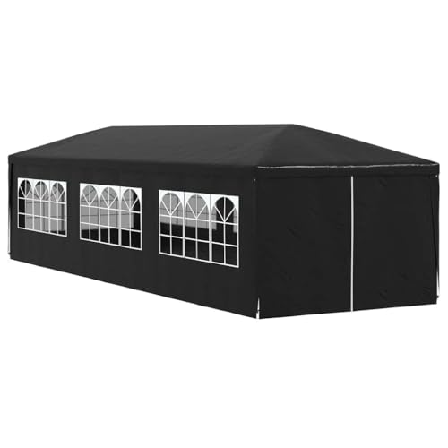vidaXL Partyzelt 3x9 m Anthrazit Pavillon Gartenzelt Bierzelt...