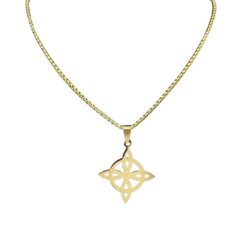 Collier nœud de sorcière inoxydable pour sublimer un look sans ternir au fil des jours