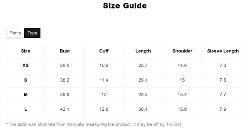Makemechic Women's 2 Piece Outfits Short Sleeve Ribbed T Shirt And Biker Shorts Workout Set Tracksuit Black L #TOP5