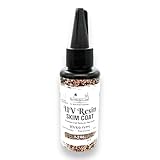 Resin Rockers Skim Coat UV Resin for Pen Making, Clear High Gloss Finish, Fast Curing, Non-Toxic, Anti-Yellowing, 60-120 Sec Cure Time, 24-54W UV Lamp Required, 50 g