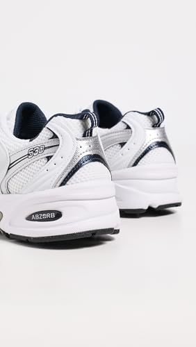New Balance 530 Unisex Shoes, WHITE/BLUE (110), 46.5 EU