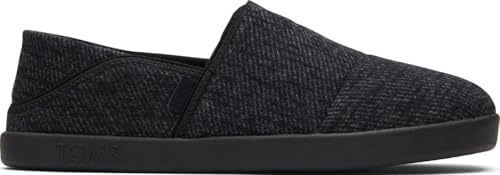 TOMS Herren Camden Slipper, Schwarzer gemütlicher Twill, 42.5 EU