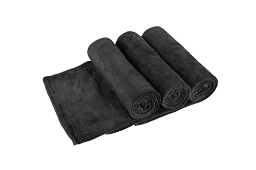 Miniatura 7 de Bw Hm Toalla Gimnasio Mcrofibra Toallas Deportivas Absorbentes Y De Secado Rápido 40 X 80 Cm Paquete De 3 Gris