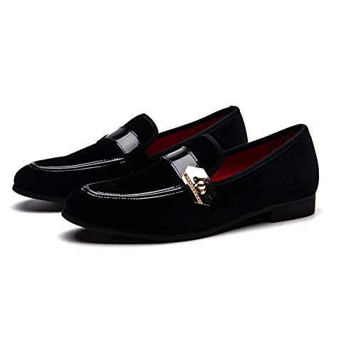 Image of JITAI Men's Lindford Moc Toe Bit Slip-on Penny Loafer Party Shoes