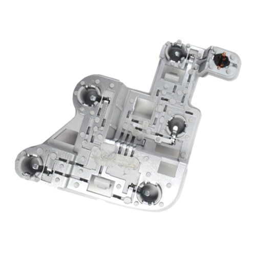 Riloer Placa de luz trasera, soporte de lámpara de luz trasera gris, soporte de lámpara de luz trasera compatible con Mercedes-Benz W204 Clase C Sedán 2007-2010, derecho
