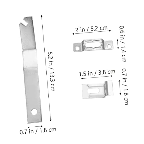 Image of 2sets Locking Hardware Picture Hanging Kit Secure -Theft Hooks for Picture Frames Easy to Install Hangers for Hotels and Art Displays