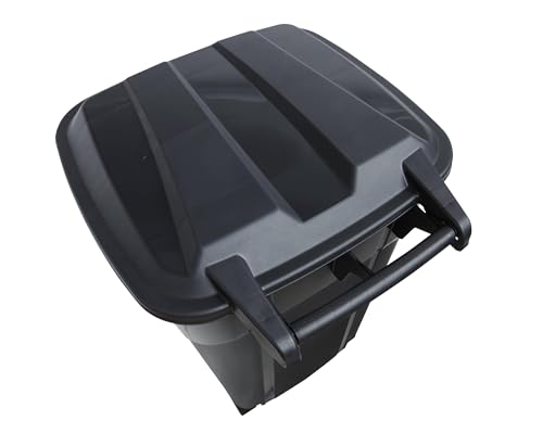 Bjcyo ASD32 32 Gallon Wheeled Heavy Duty Plastic Garbage Can thumb #8