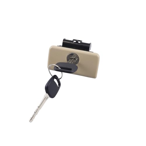 Manija con llave para guantera miniatura 2