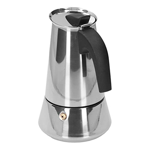 Cafetera de Estufa Compacta de Acero Inoxidable 300 mL