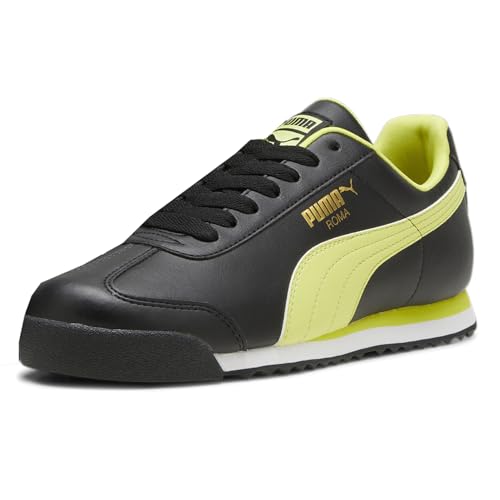 PUMA Mens Roma Basic Plus Lace Up Sneakers Shoes Casual - Black2