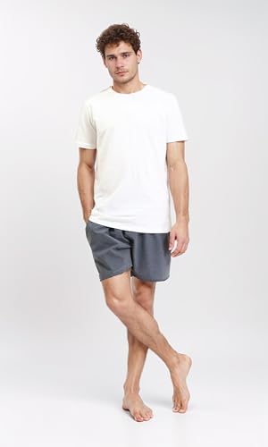 Ravin Slip On Summer Swim Short - Heather Dark Grey, M