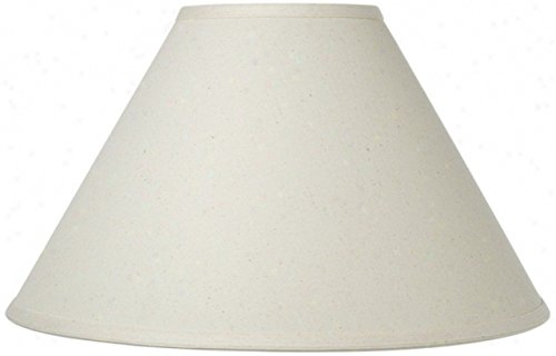 Upgradelights Eggshell Fabric 12 Inch Chimney Style Oil Lamp Shade Replacement