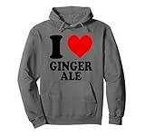 Photo Gallery i love ginger ale felpa con cappuccio Photo Gallery i love ginger ale felpa con cappuccio