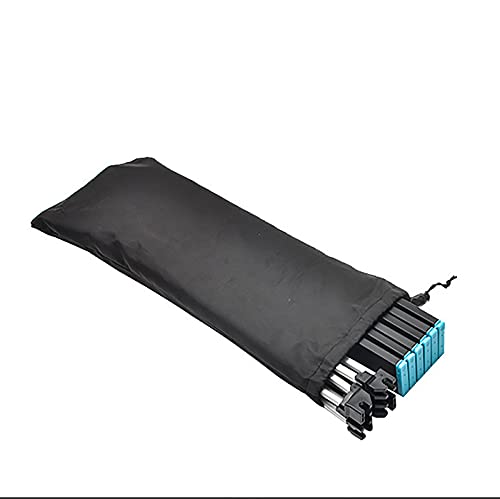Table pliante de camping bleue robuste et stable pour extérieur - 7
