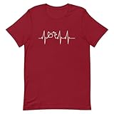 Niedliches Schneider-T-Shirt, lustiges Nähen, Quilten, Patchwork, Scharlachrot, S