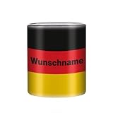 deutschland tasse Produktart: Tasse Herz & Heim® Tasse mit Wunschnamen und Flagge - Deutschland -