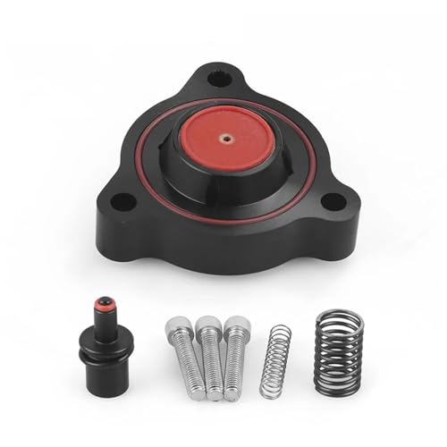 CQJJXKYC Hydraulikventil Aluminium-Auto-BOV-Adapter DV + Umschaltventil Passend für Audi Passend für VW Passend für BMW Passend für Ford Passend für Benz Etc Pneumatikventil(T9356)