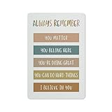 La plaque en métal vintage sera un cadeau très significatif pour vos amis et votre famille.