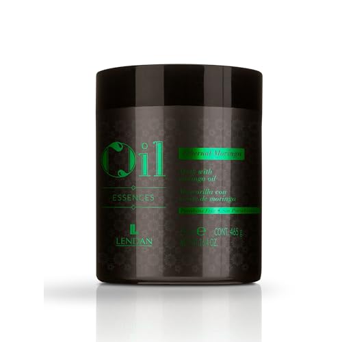 LENDAN - Mascarilla Hidratante Cabello - Mascarilla Ethernal Moringa - 500 ml - para Cabellos muy Castigados - con Aceite de Moringa - Hidrata, Nutre y Rejuvenece el Cabello - Reduce la Rotura